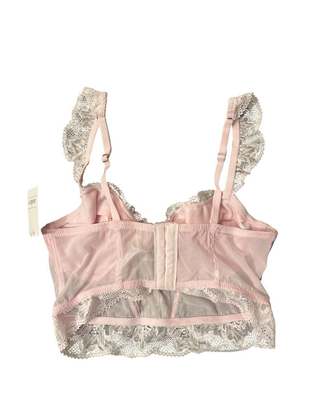 Auden Women's Lace Detail Bustier Top in Pink - Picture 3 of 3